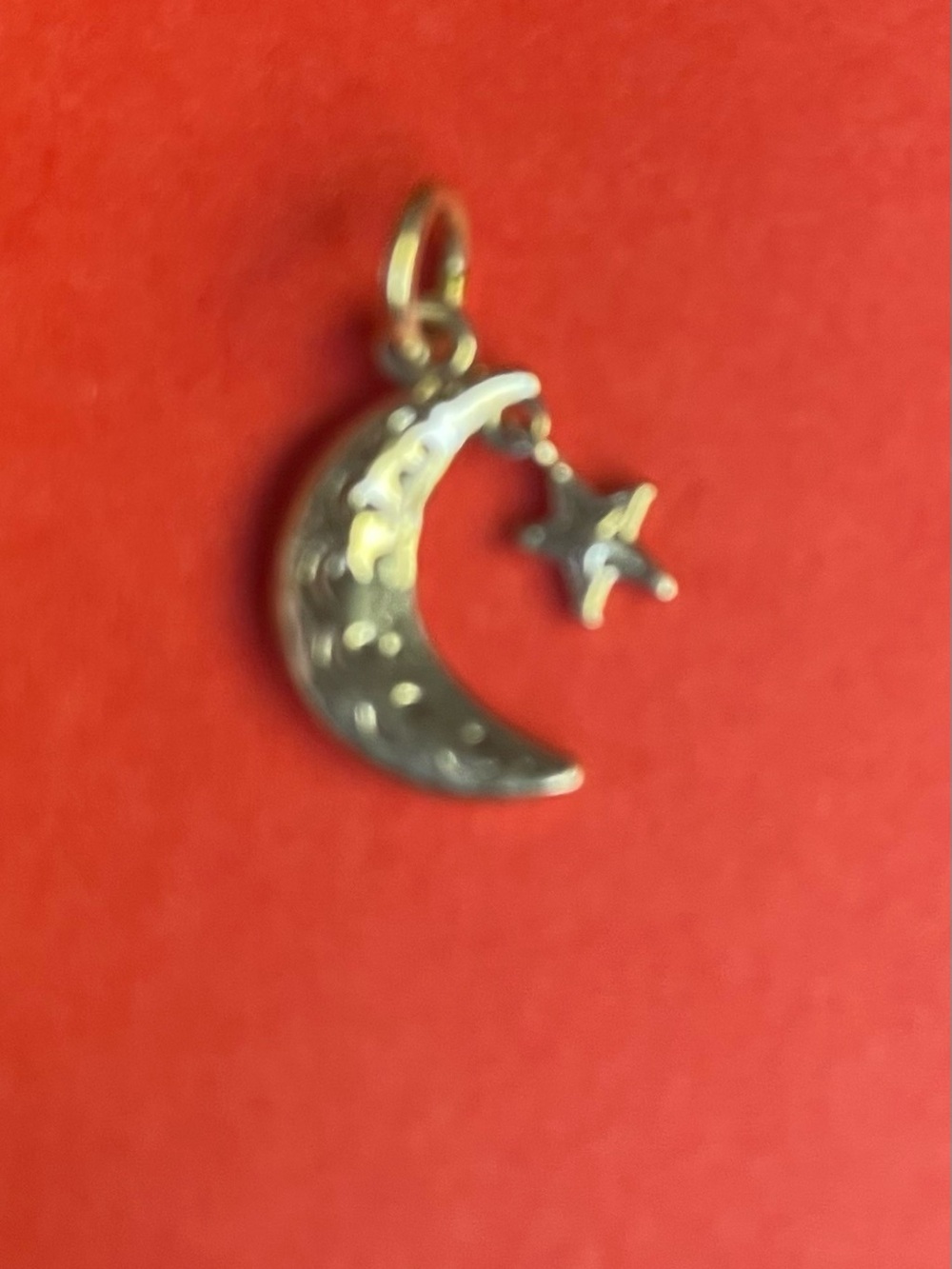 James Avery Silver Moon with Dangling Star Charm - Silver - Picture 2 of 6